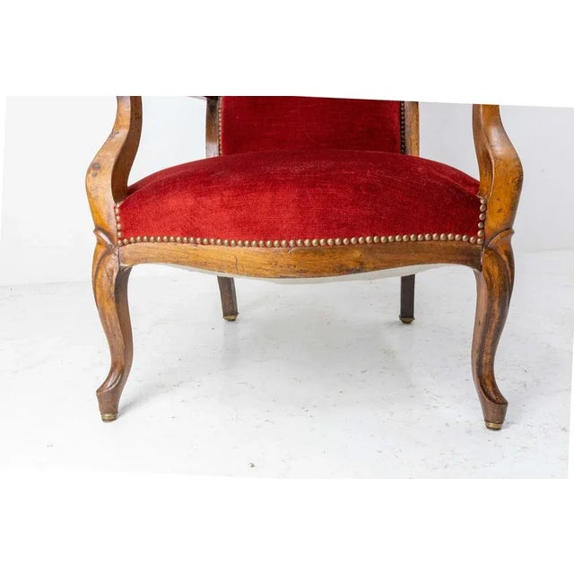 French Louis Philippe Armchair, 1800s For Sale - Image 9 of 10