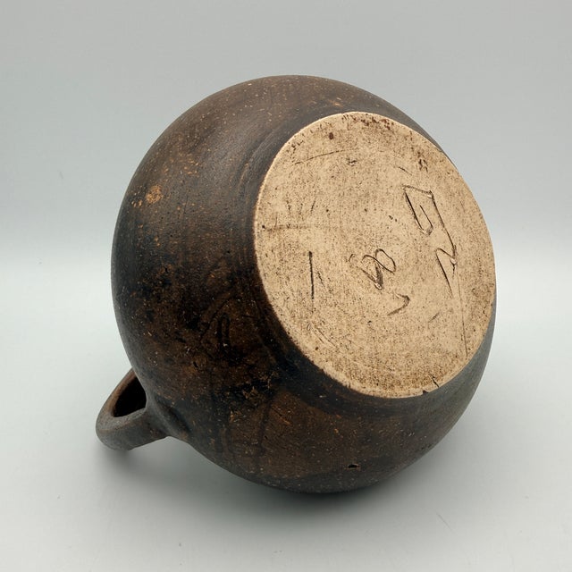 Vintage Studio Ceramic Jug by Gerhard Liebenthron, 1981 For Sale - Image 9 of 10
