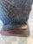 Wood Vintage 1970’s Brutalist Bronze Signed Sculpture For Sale - Image 7 of 11