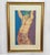 Abstract Vintage Abstract Male Expressionist Nude Pastel Signed Original Art - 2x3 For Sale - Image 3 of 10