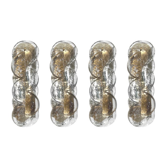 Mid-Century Austrian Citrus Wall Sconces in Murano Glass from Kalmar, 1970s, Set of 4 For Sale - Image 18 of 18