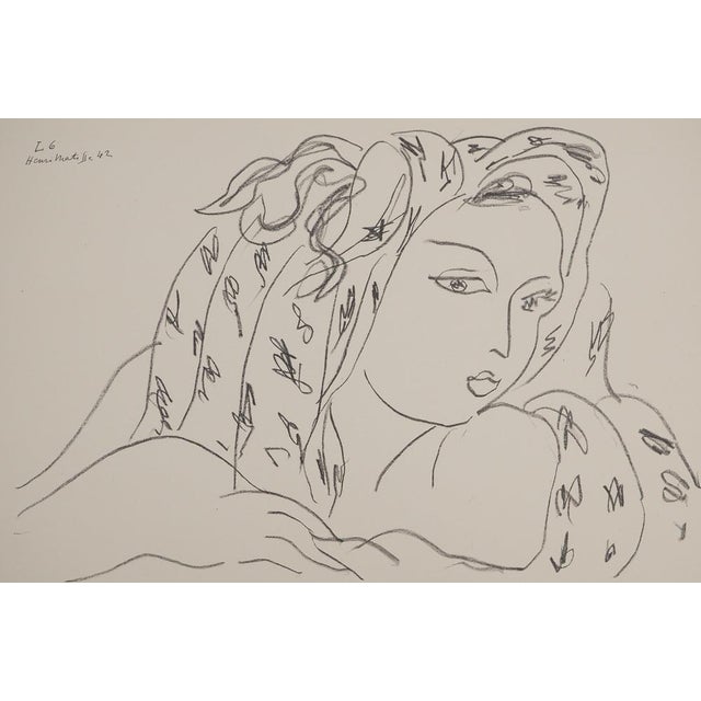 Modern Henri Matisse, Young Woman Playing with Her Charm, Signed Lithograph For Sale - Image 3 of 6