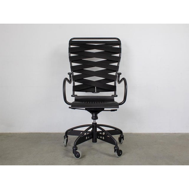 Italian Canasta Desk Chair by Paolo Parigi for Heron Parigi, 1980s For Sale - Image 12 of 13