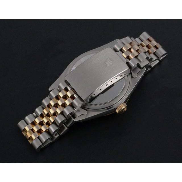 Rolex Steel & Gold Rolex Datejust 36 Champagne Dial Ref 16013 For Sale - Image 4 of 7