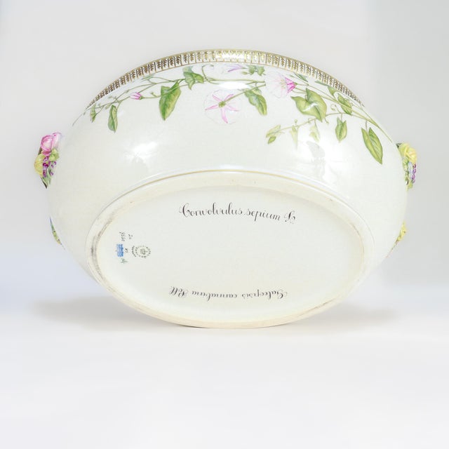 White Royal Copenhagen 'Flora Danica' Porcelain 5 Qt Large Tureen & Underplate No 3560 For Sale - Image 8 of 18
