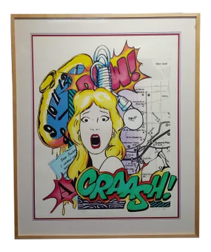 Crash John Matos -Dear Prudence - Pop Art -1989 Serigraph-Pencil Signed
