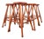 Vintage Beech and Molded Wood Stools in the style of Guillerme and Chambron, 1960s, Set of 6 For Sale