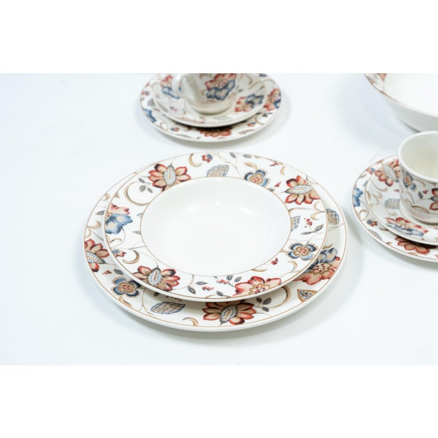 Jacobean English Ceramic Dinnerware by Churchill, 2000s, Set of 31 For Sale - Image 4 of 10