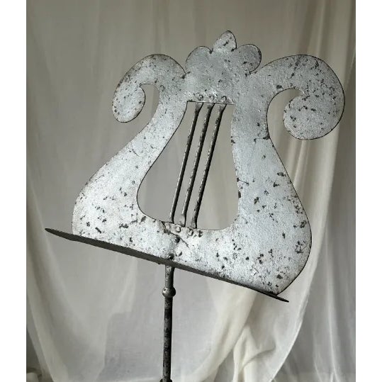 American 19th Century Music Stand in Metal For Sale - Image 3 of 6