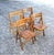 Vintage Folding Wooden Chairs, 1970s, Set of 4 For Sale - Image 11 of 11
