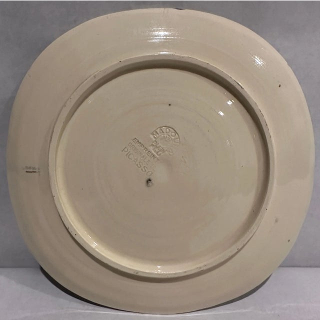 1950s 1950s Picasso Ceramic Plate "Tête De Chèvre De Profil' Ramié 110 For Sale - Image 5 of 7