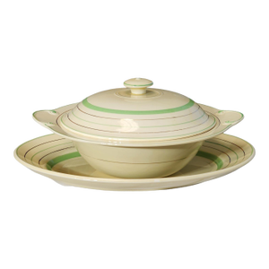 1930s Clarice Cliff Newport Pottery Tureen and Serving Platter