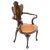 19th Century French Vernis Martin Salon Open Armchair from Druce & Co For Sale