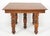 Brown Antique Oak Victorian Dining Table With Casters For Sale - Image 8 of 14