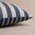 2020s Schumacher Hanson I/O Stripe 22" Pillow In Navy For Sale - Image 5 of 5