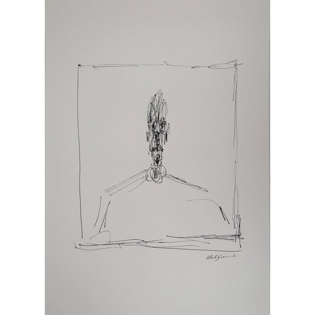 Alberto Giacometti, Buste d’homme, Lithograph For Sale