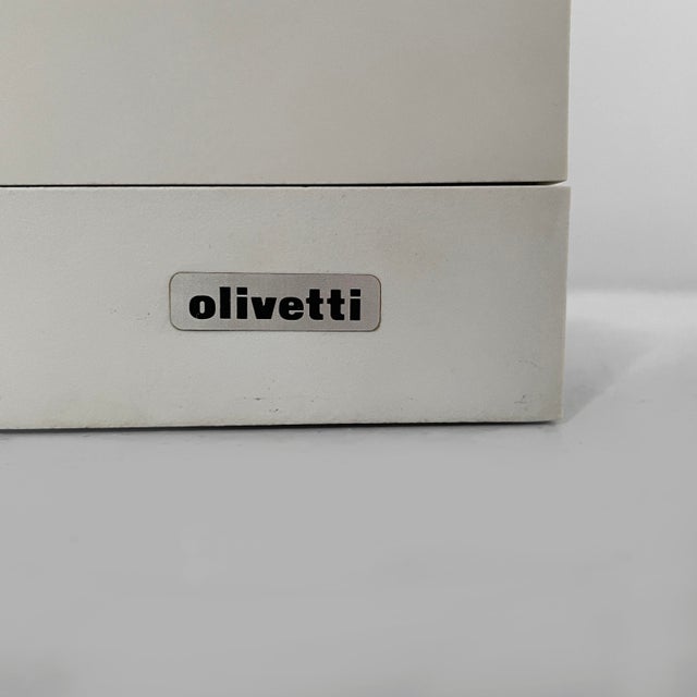 Italian Modern Gray Plastic Desk Set by Bruno Munari for Olivetti, 1960s, Set of 5 For Sale - Image 12 of 13