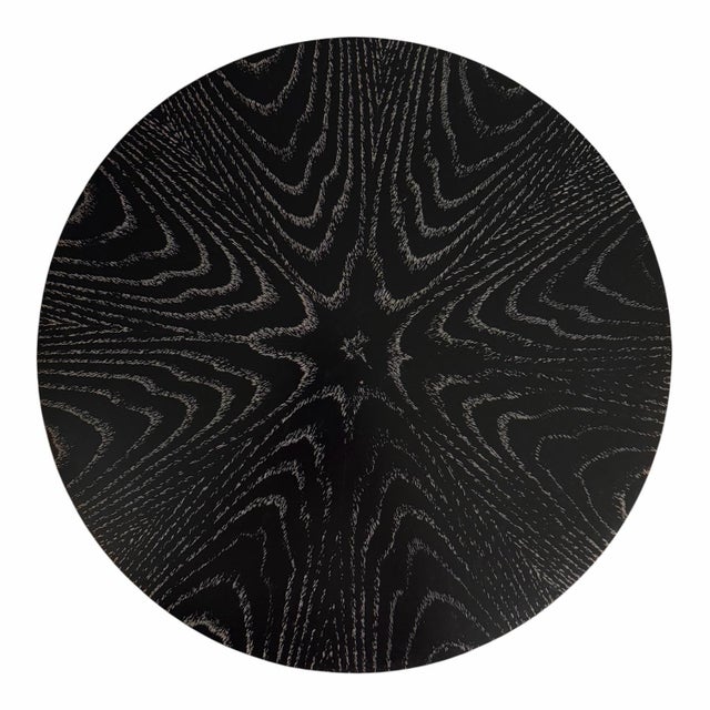 Global Views Ashley Childers for Global Views “Spheres” Ebony Drink Table For Sale - Image 4 of 7