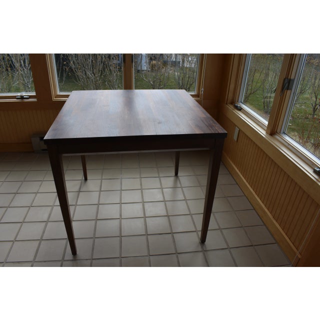 1960s Mid-Century Modern Brazilian Rosewood & Walnut Custom Designed Game Table For Sale - Image 12 of 13