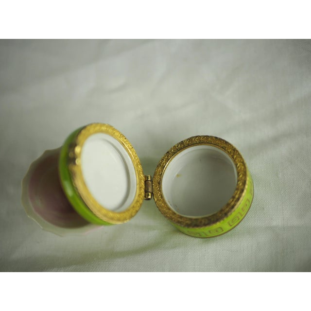 Vintage Porcelain Compact Umbrella Wagasa Majolica For Sale - Image 6 of 9