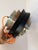Trava Louvered Lamp in Silver, Black and Orange by Carl Thore for Granhaga For Sale - Image 3 of 11