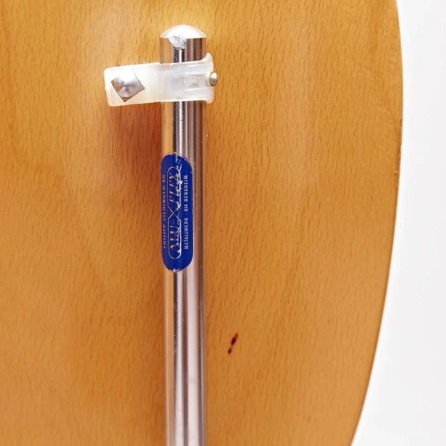 Brown Side Chair by Armin Wirth for Aluflex, 1950s For Sale - Image 8 of 10