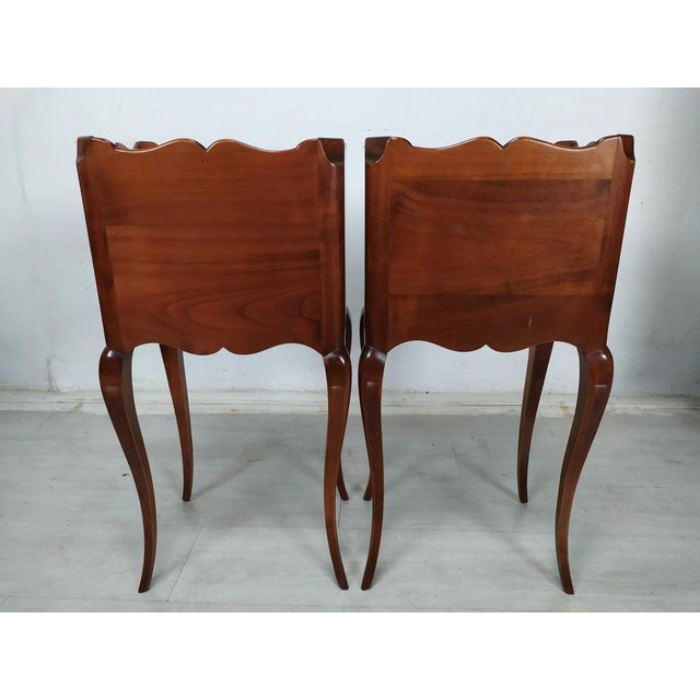 Louis XV Nightstands, 1950s, Set of 2 For Sale - Image 15 of 16
