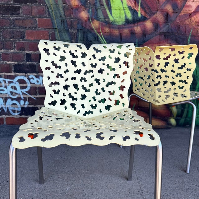 Set of 4 Richard Schultz Topiary Collection Side Chairs For Sale In Cleveland - Image 6 of 12