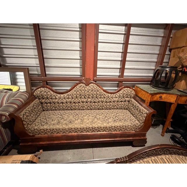 Late 19th Century Victorian Era Sofa Duncan Phyfe Style For Sale - Image 10 of 12