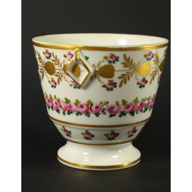 Circa 1810-15 First Empire Old Paris Porcelain Coffee / Tea Pot & Sugar Bowl - 2pcs For Sale - Image 17 of 18