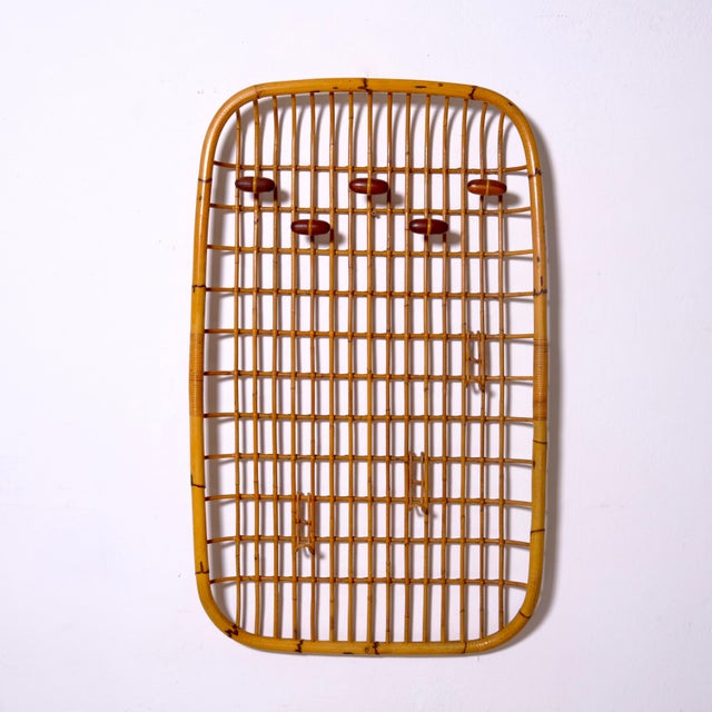 Bamboo Coat Stand by Olaf van Bohr 1950s For Sale - Image 18 of 18