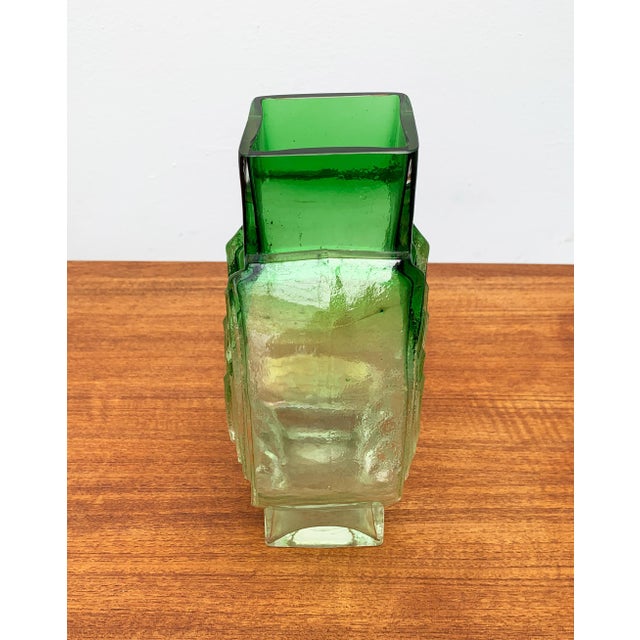 Vintage Finnish Glass Vase by Kaj Blomqvist for Kumela For Sale - Image 11 of 18