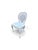 Brown Jordan style shell back grotto side chair in cast aluminum in the original gray washed color. Works as both an...