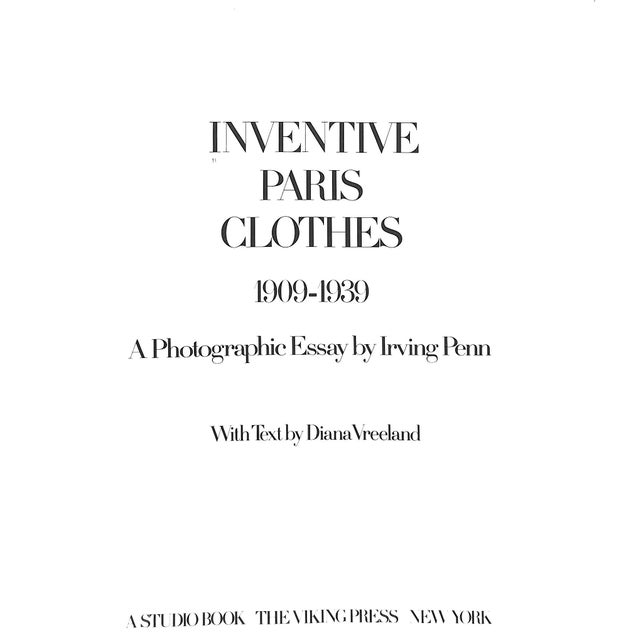 VREELAND, Diana [text by] [95] pp. A Studio Book/ The Viking Press 1977 10 1/2" x 10 1/2" Photographs of pre-World War II...