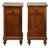 19th Century Fir Wood Nightstands with Marble Tops, Set of 2 For Sale
