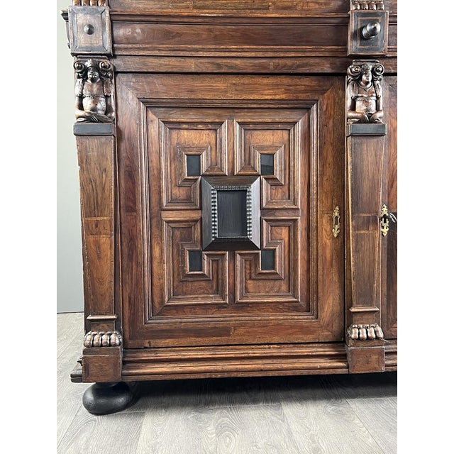 Antique Late 18th Century Renaissance Style Carved Wooden Buffet For Sale - Image 12 of 12