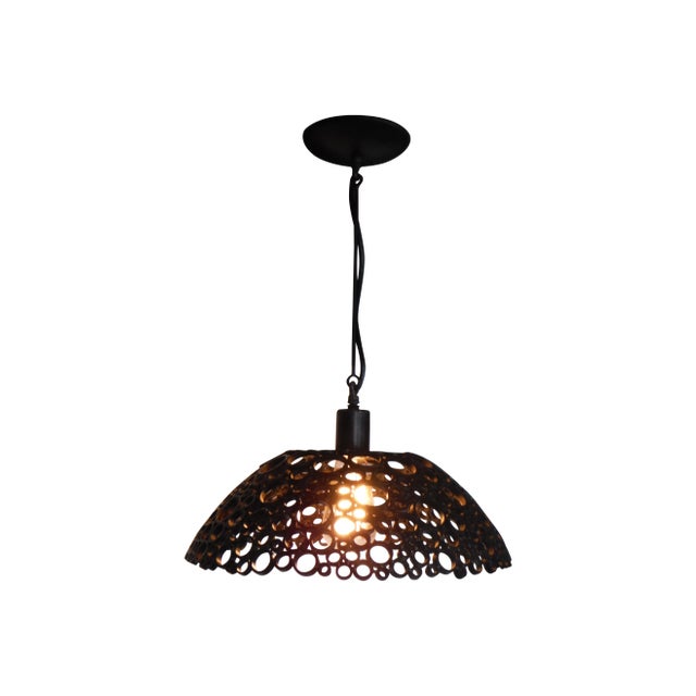 Contemporary Steel Pendant Light For Sale