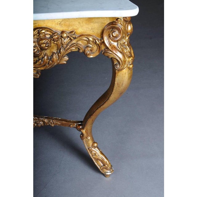 19th Century Baroque Console, 1880 For Sale - Image 4 of 5