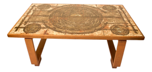 Large Danish Teak Coffee Table by Ox-Art, 1973