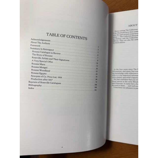 Brown The Collectors Encyclopedia of Roseville Pottery Hardcover Book 2nd Series For Sale - Image 8 of 11