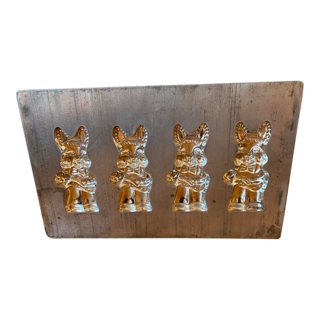 Vintage Chocolate or Cookie Bunny Mold For Sale