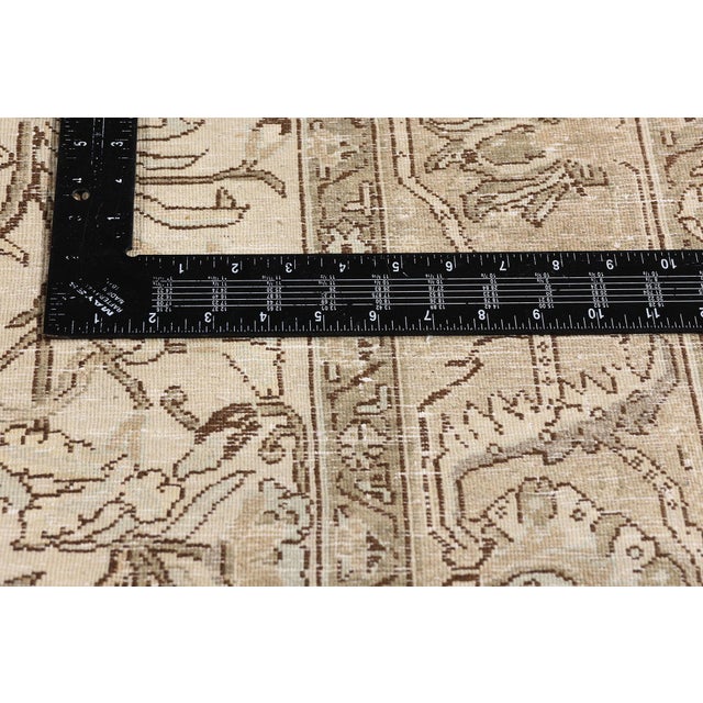 Textile Vintage Persian Qum Rug, 04'04 X 06'10 For Sale - Image 7 of 10