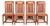 Frank Lloyd Wright for Cassina Arts & Crafts Cherry Wood Dining Chairs, Set of Four For Sale