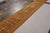 Transitional Antique Agra Runner Gold Brown Geometric Fragment Rug For Sale - Image 3 of 6
