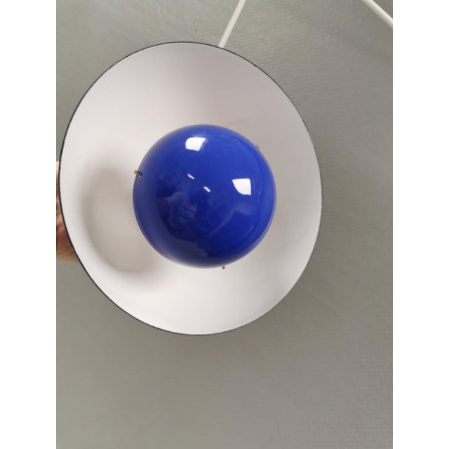 Vintage Danish Flowerpot VP1 Pendant in Enamel by Verner Panton for Louis Poulsen, 1960s For Sale - Image 9 of 13
