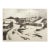Kenneth Miller Adams Signed Lithograph "New Mexico Village Under Snow" 1950 Taos For Sale