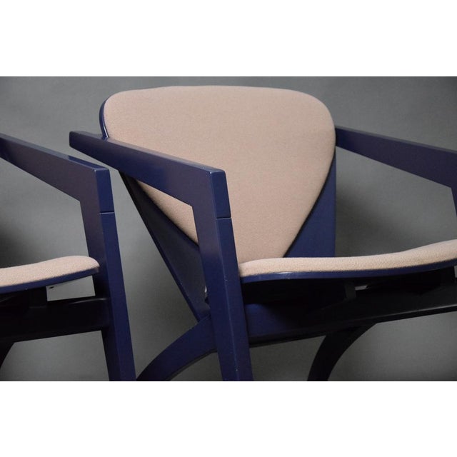 Set of Blue Butterfly GE 460 Lounge Chairs by Hans Wegner for Getama, 1980s For Sale - Image 9 of 18