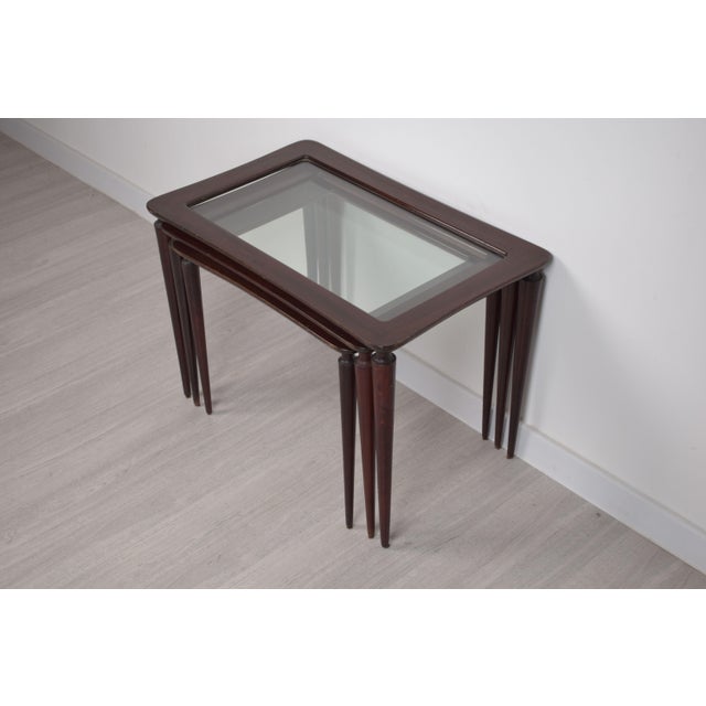 Foldaway Tables, Italy, 1950s, Set of 3 For Sale - Image 11 of 15