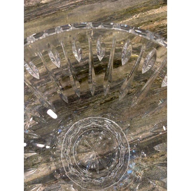 1980s 1980s Marquis by Waterford Heavy Hand Cut Crystal Bowl For Sale - Image 5 of 10