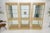 Milo Baughman 3 Blond Wood Glass Door Curio Cases Display Vitrine Cabinet Glass Shelves MINT! For Sale - Image 4 of 14